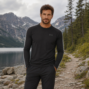 LIFA® ACTIVE STRIPE CREW BASE LAYER